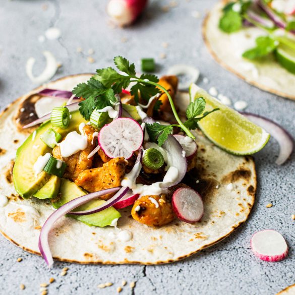 Easy Chicken Tacos Recipe - Rabbitmeal