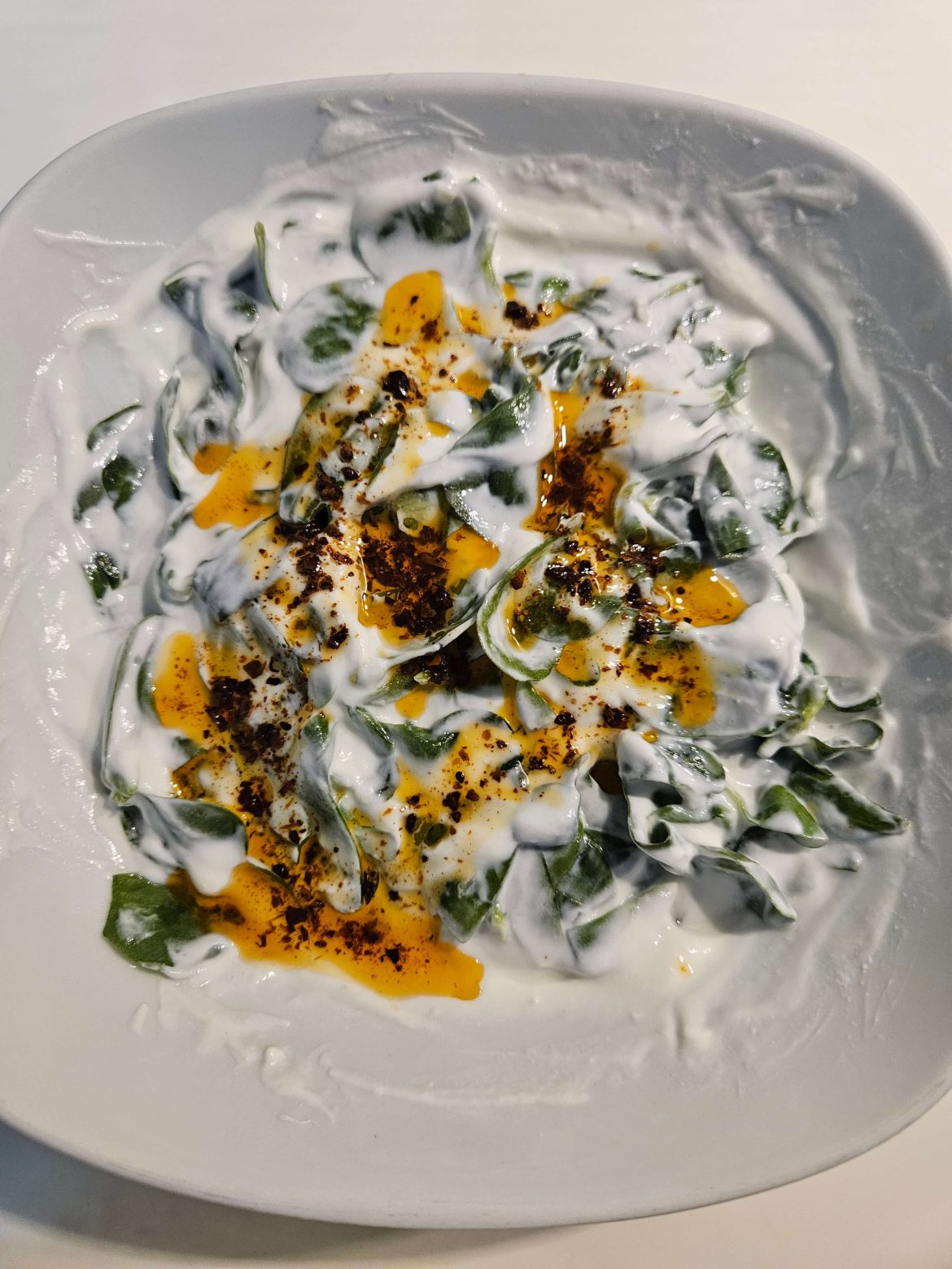 Purslane Salad with Yogurt Sauce Recipe - Rabbitmeal