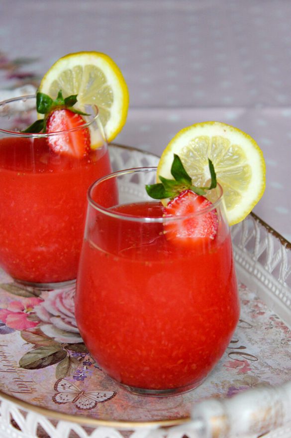 Strawberry Lemonade Recipe - Rabbitmeal