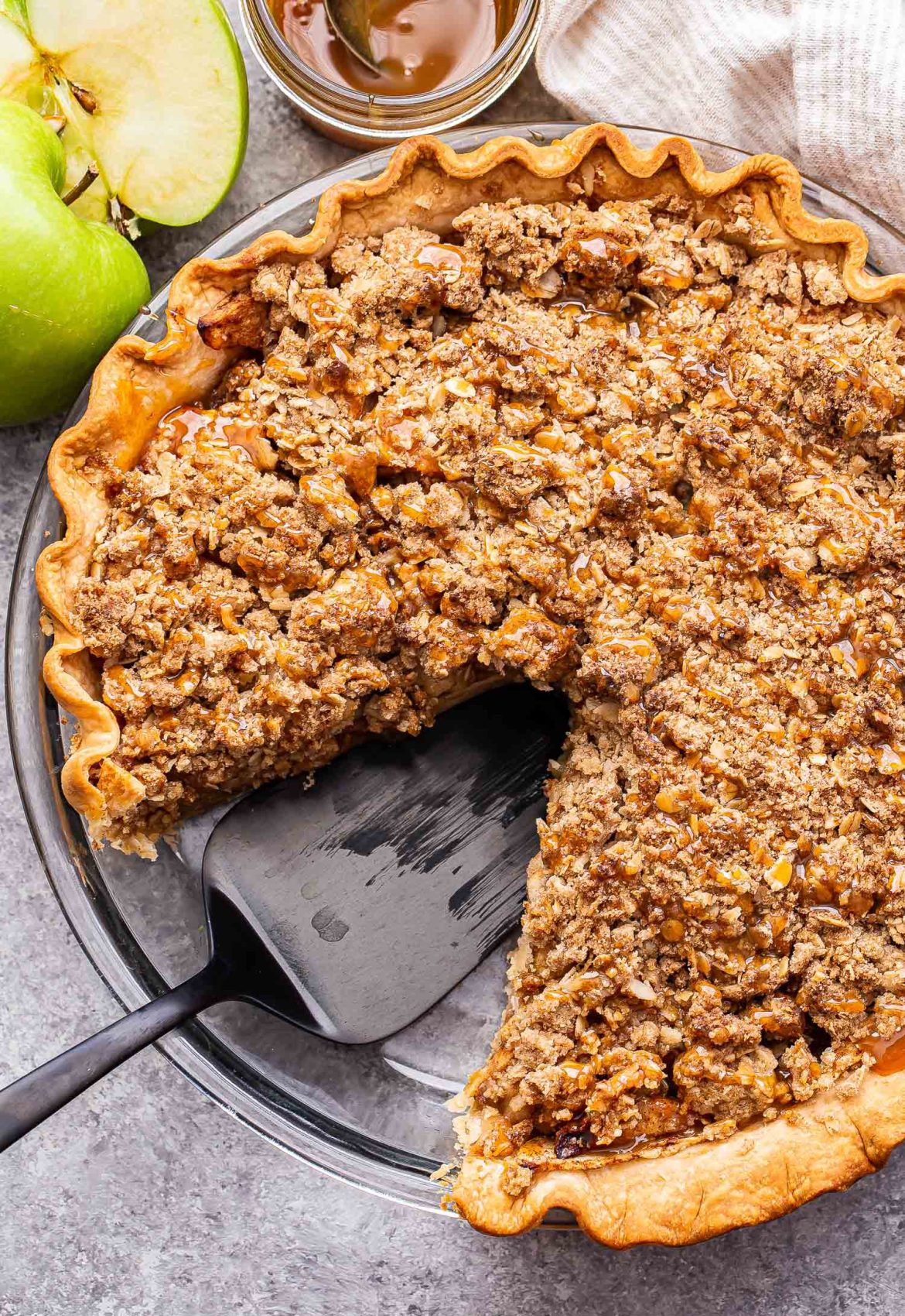 Apple Crumble Pie Recipe - Rabbitmeal