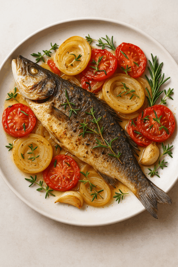 Baked Sea Bass - Rabbitmeal